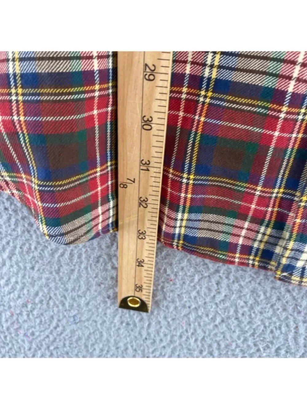 Polo Ralph Lauren Shirt Men XXL Classic Fit Red Plaid Cotton Flannel Long Sleeve